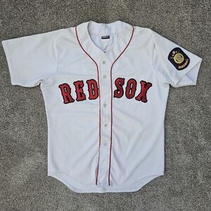 Vintage Red Sox Jersey #32 Alpenrose Embroidered Quality Heavy Baseball Shirt 44